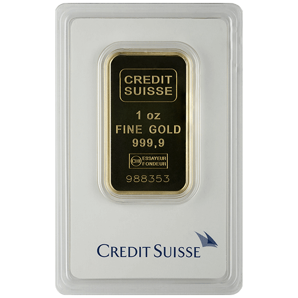 credit suisse gold bar serial number