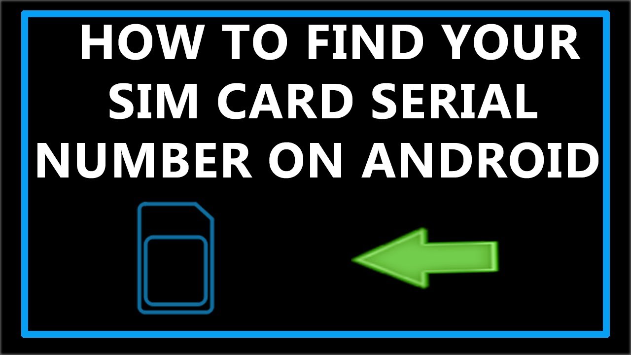 Find sim card number android